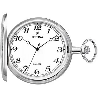 Festina F2022/1 Savonette Taschenuhr mit Kette, 49mm