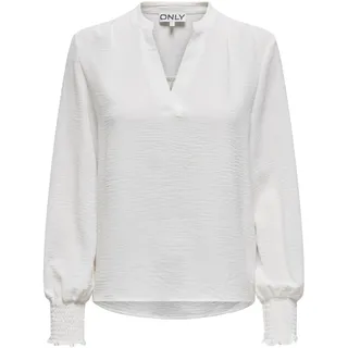 Only ONLMETTE V-Neck LS Smock TOP NOOS WVN",