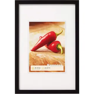 walther design Peppers Holzrahmen 013X018 schwarz