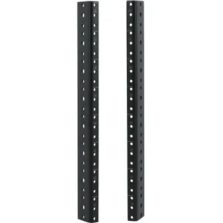 Gator Rackworks GRW-RACKRAIL-08U, Robustes Stahl-Rackschienen-Set, 8 U
