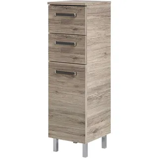 Pelipal Quickset 313 Hochschrank 30 x 100,5 x 33 cm Sanremo Eiche Terra Holzwerkstoff