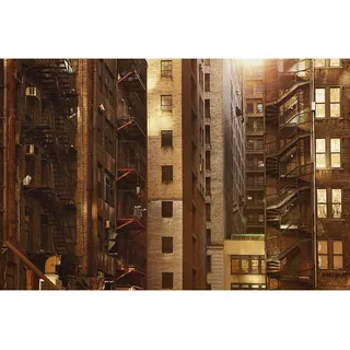 Aluminiumbild , Hellbraun , Metall, Kunststoff , quadratisch , 75x75 cm , Bilder & Rahmen, Bilder, Aluminium-Bilder