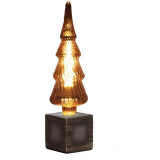 meineWunschleuchte Tischlampe Würfel Grau 2 St.