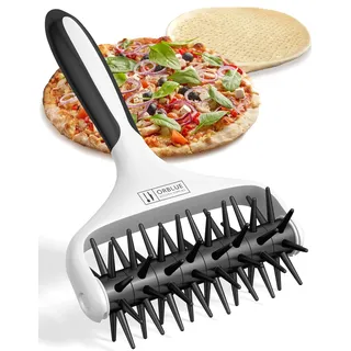 ORBLUE Pizzateig Docker Gebäckroller - Premium Stipproller für perfekte Pizza, Teigigel mit Spikes, Ideal für Zuhause und gewerbliche Küche, Einfache Reinigung, Zubehör für Backen und Pasta