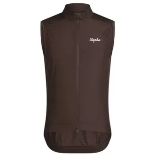 Rapha Core Weste - Deep Coffee / White - 2XL