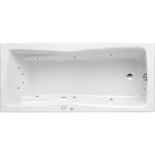 Ottofond Whirlpool Atlanta Komfort 180 cm x 80 cm Weiß