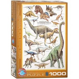 EuroGraphics EG60000099 Puzzle Dinosaurier des Jura