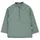 Langarm Uni UV-Schutz 50 Schwimmshirt Unisex Beachwear schnelltrocknend Kinder Rashguard mit Reißverschluss Kinnschutz mattgrün Größe 80