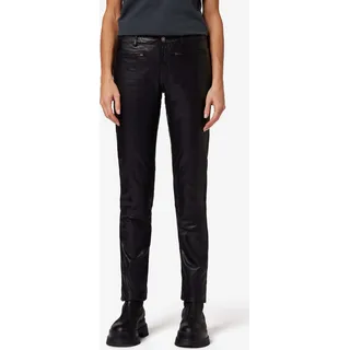 Damen Lederhose Lederjeans Ricano DONNA 2 – Schwarz / 2XL
