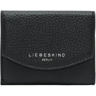 LIEBESKIND Berlin Damen Sadie Naplack Louisa Purse S, black Pebble 402, S (HxBxT 8.5cm x 11cm x 2cm)