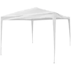 Ldk Garden 8146000 – Mirador zerlegbar für Camping und Strand, 300 x 300 x 240 cm, weiß