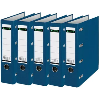 Leitz Doppelordner DIN A4 75 mm Blau 5 St.
