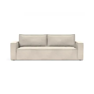 Innovation Living TM "Newilla Schlafsofa, Cord oder Boucle-Bezug, bequem, inkl. Bettfunktion", Pocket Spring Komfort, großer Stauraum, stabile Stahlkonstruktion,