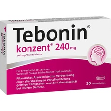 Bild von Tebonin konzent 240 mg Filmtabletten 30 St.