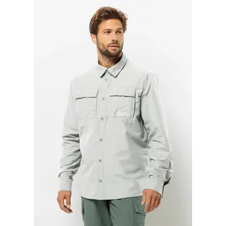 Jack Wolfskin Barrier Langarmhemd - Cool Grey - L