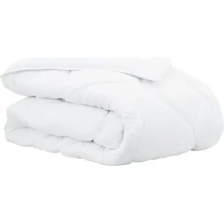 Winterbettdecke Weiß 240 x 222 x 5 cm Polyester - Weiß