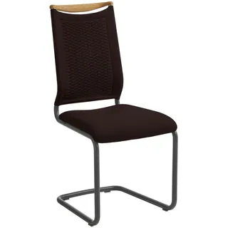 Venjakob Schwingstuhl , Anthrazit, Eichefarben, Dunkelbraun , Holz, Textil , Eiche , Rundrohr, C-Form , 47x99.0x59 cm , Goldenes M, Made in Germany, Dgm, DGM-Emissionslabel , Lederauswahl, Stoffauswahl, Typenauswahl, Gestellauswahl , Esszimmer, Stühle, Schwingstühle