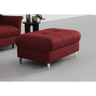 sit&more Hocker Marano 100 x 43 x 67 cm Polyester Rot