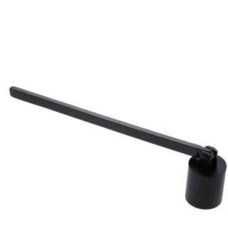 MUXSAM Kerzenlöscher, Kerzenlöscher, Dochtlöscher, Zubehör mit langem Griff, Edelstahl, Kerzenlöscher für die meisten Kerzen Schwarz