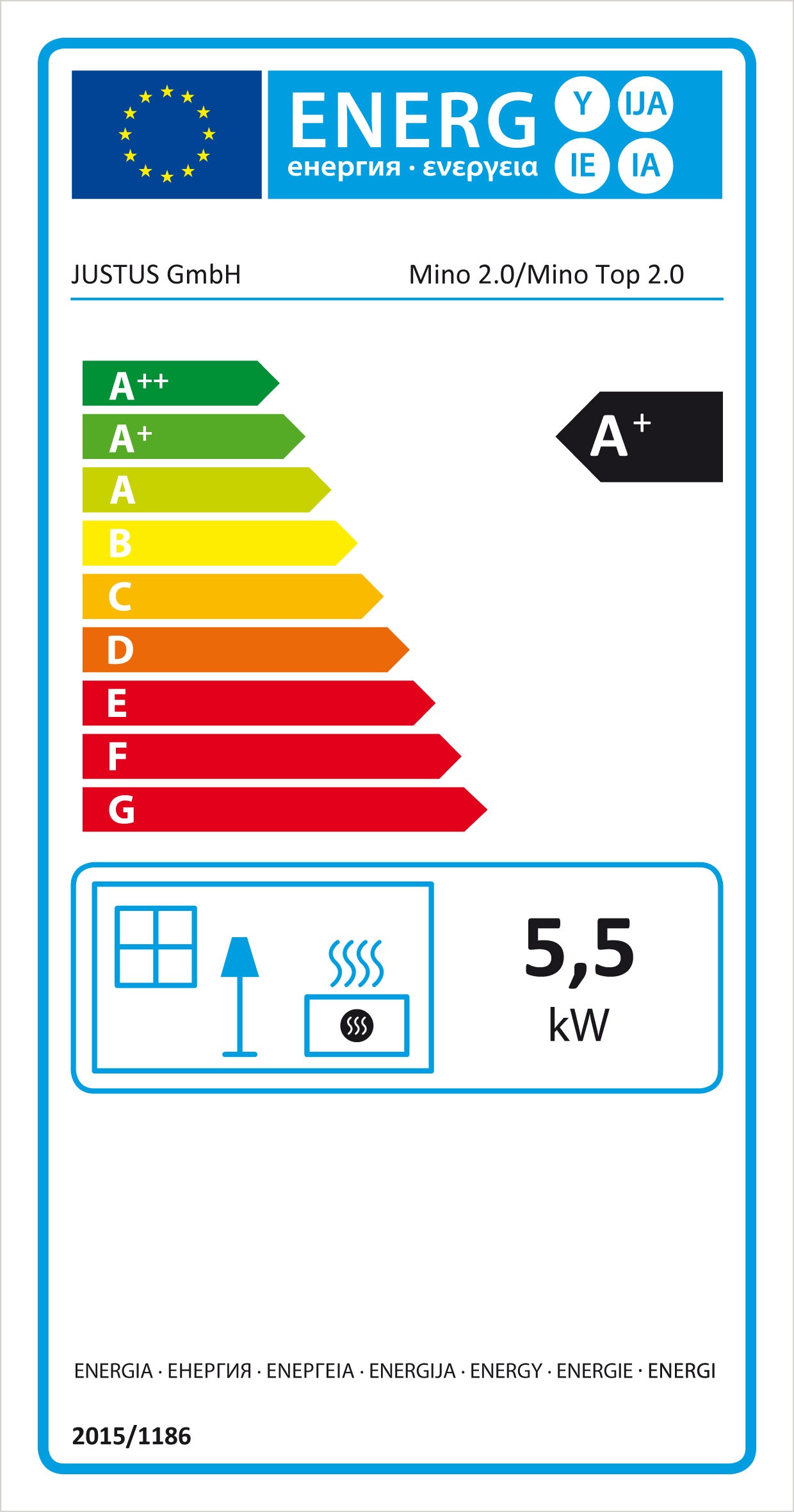 Bild von Mino 2.0 Stahl schwarz/Abdeckplatte Glas