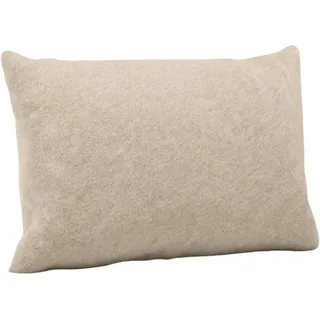 Wolkenfeld Kissenbezug Flanell 70 x 90 cm Beige