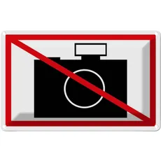 Blechschild 20x30 cm - Fotografieren verboten