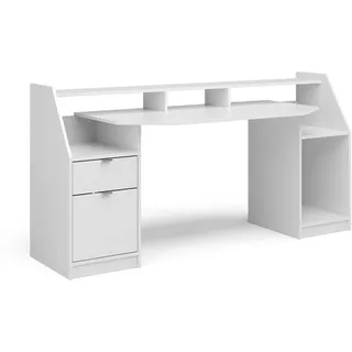 Vicco Gaming Tisch Joel Weiß 179.8 x 65.5 cm, - Weiß