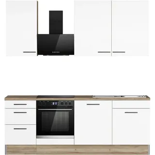 OPTIFIT Küchenzeile Fiona 230 cm weiß