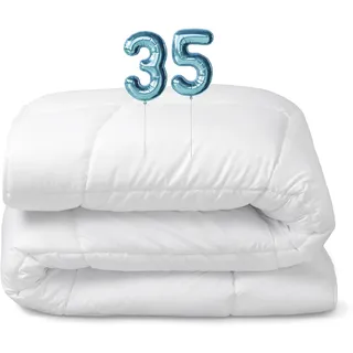 Tempur Luxe Leicht-Decke, 155 x 200 cm, 177 GSM, besonders leichte und atmungsaktive Ganzjahresdecke, Weiß