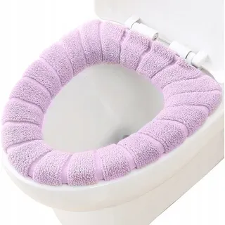 Korbi | WC-Sitzbezug - 45 x 35 cm - Rosa - Weich und hautfreundlich - Waschbar und universell