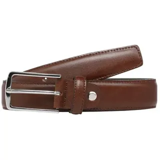 JACK & JONES Herrengürtel Leder 90 cm Braun