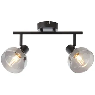 Brilliant Reflekt 2-flg. schwarz/rau glas