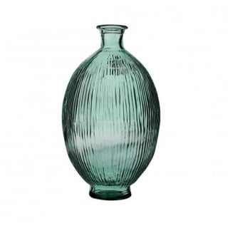 NATURAL LIVING VASE Misha 12L AUS RECYCELTEM Glas Durchmesser 26CM X H44CM