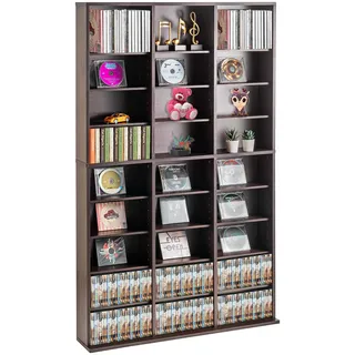 Vevor CD-Regal 9-lagig 27 Fächer 756 CDs 0 x 0 x 0 cm Braun