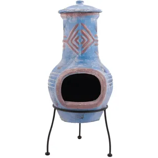 RedFire Gartenkamin Colima Ton Blau/Rot 86031
