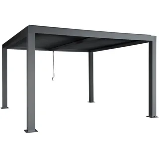 Mendler Gartenpavillon 3 x 4 m Grau