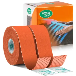 VetkinTape Schmal 2 Rollen,Kinesiotape für Pferde und Hunde Bandage(s) 5 m