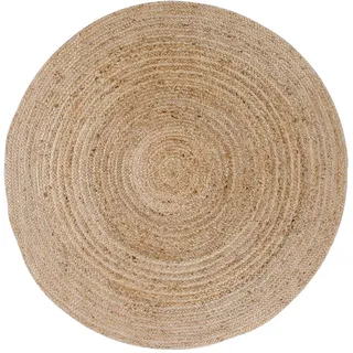 House Nordic Teppich BOMBAY Jute Rund 150 cm Natur Juteteppich Beige