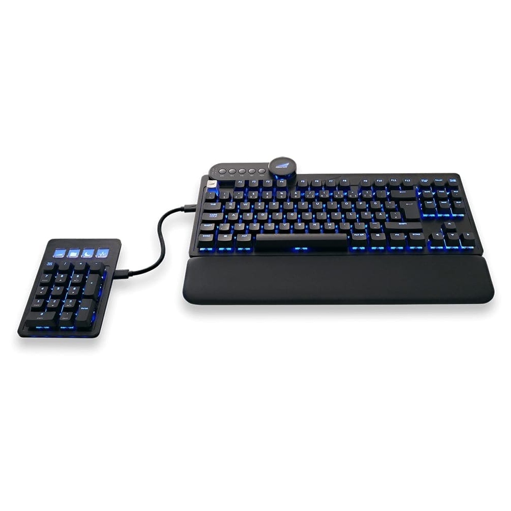 Bild von Everest Max Midnight Black, LEDs RGB, MX RGB BLUE, USB, DE (MG-EVK1B-CB1-DE)