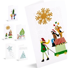 UNICEF Weihnachtskarten, 10 Stück, Illustrationen