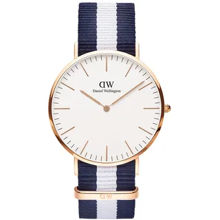 Daniel Wellington Classic Uhr 40mm Double Plated Stainless Steel (316L) Rose Gold