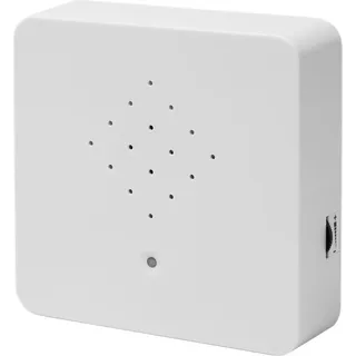 Soundbox Vogelgesang - 12cm / weiß - Vogel Zwitscher Sound Box mit Bewegungsmelder mit 2 Meter Sensibilität - Weiß