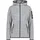 Damen Zip Hoodie Jacke grey-limone 34