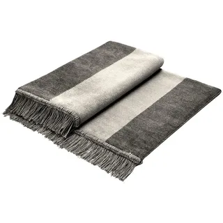 Biederlack Cotton Cover Sofaschoner 100 x 200 cm Silber/Grau