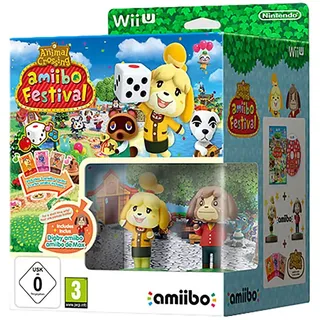 Nintendo Games Wii U Animal Crossing Amiibo Festival 2 Amiibo Figures + 3 Amiibo Cards - Multicolour