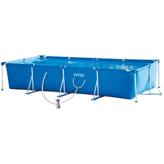 Intex Frame Pool Set rechteckig 450 x 220 x 84 cm inkl. Filter