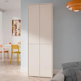 Forte Alice Springs Hochschrank 74,5 x 214,3 x 34,9 cm Khaki