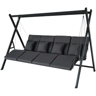 Gardissimo ALICIA 4-Sitzer Hollywoodschaukel Gartenschaukel Liegefunktion