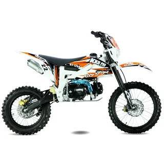 125cc Dirt Bike Cross Bike Motor Bike KXD 612 E + K 17/14 Zoll mit Scheinwerfer