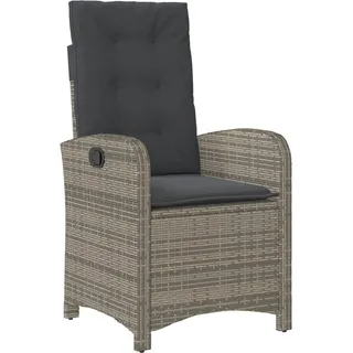 vidaXL Gartensessel 58 x 58 x 0 cm grau 1 St.